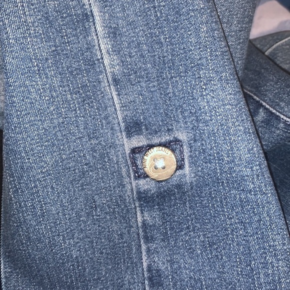 Nine West mid rise straight ankle denim jeans - Picture 9 of 10